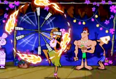 Fairlt Oddparents fire dancer